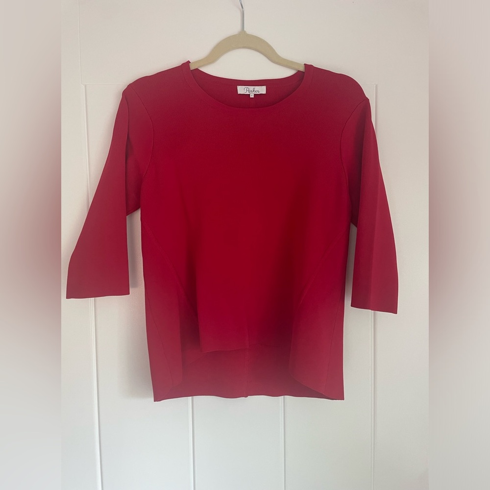 Parker Knit Top in Red Size S